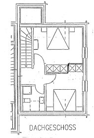Grundriss vom Dachgeschoss