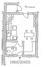 Grundriss vom Erdgeschoss